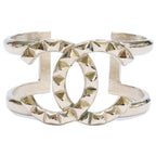 Chanel Studded CC Logo Bangle Bracelet