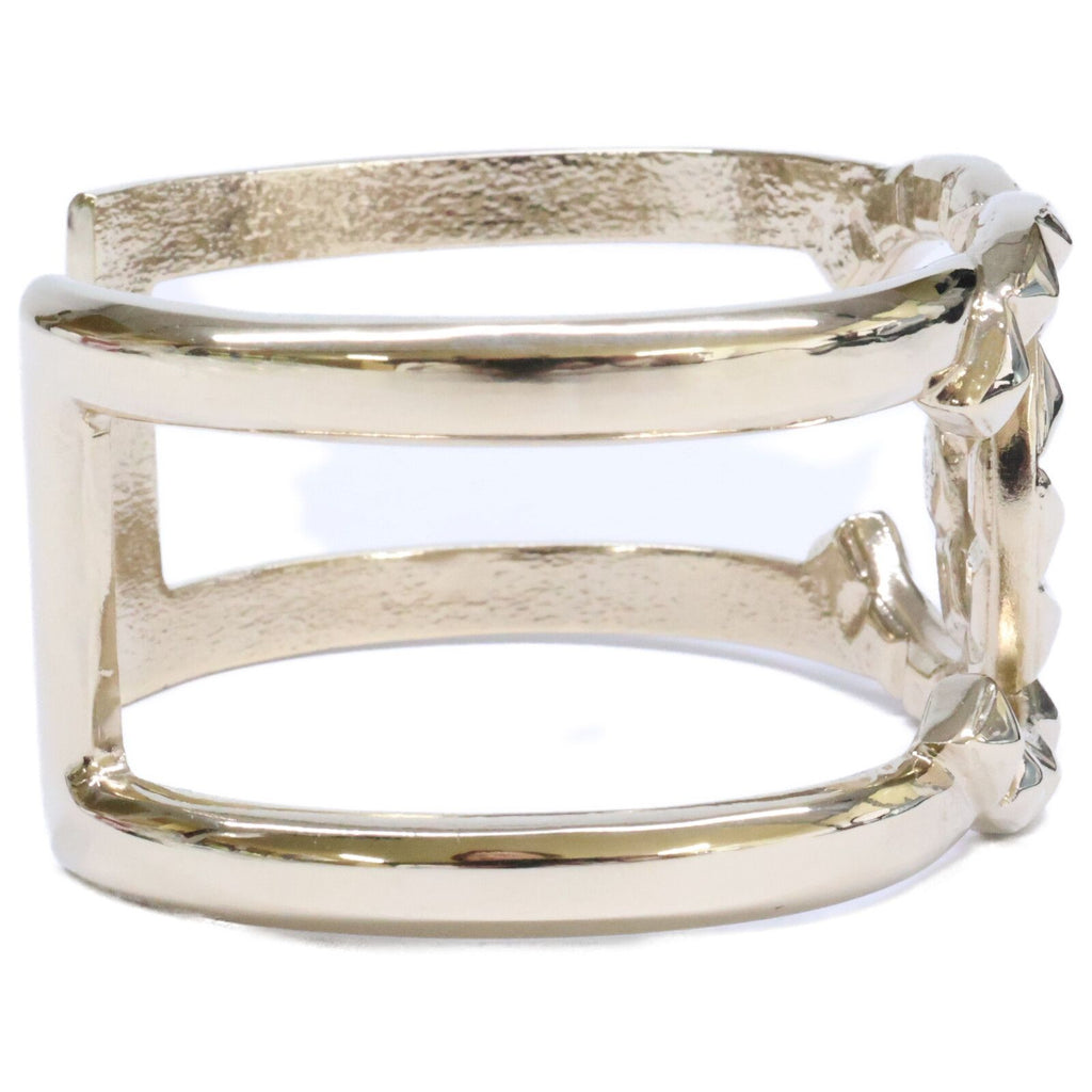 Chanel Studded CC Logo Bangle Bracelet — view 4