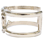 Chanel Studded CC Logo Bangle Bracelet — view 2