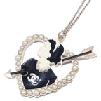 Chanel Coco Pearl Heart & Arrow