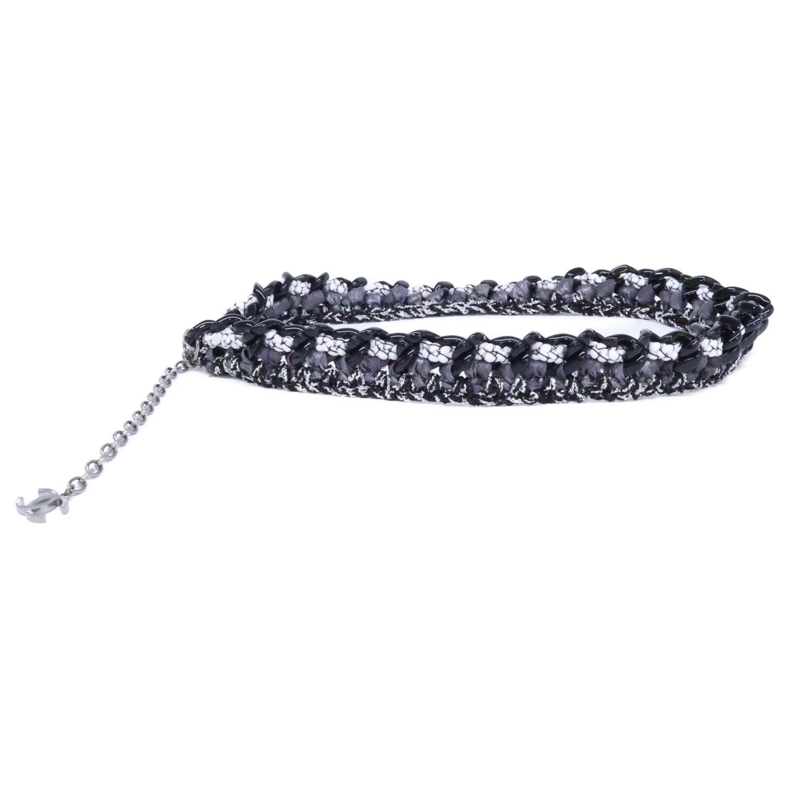 Chanel CC Logo Twee Mix Chain Belt