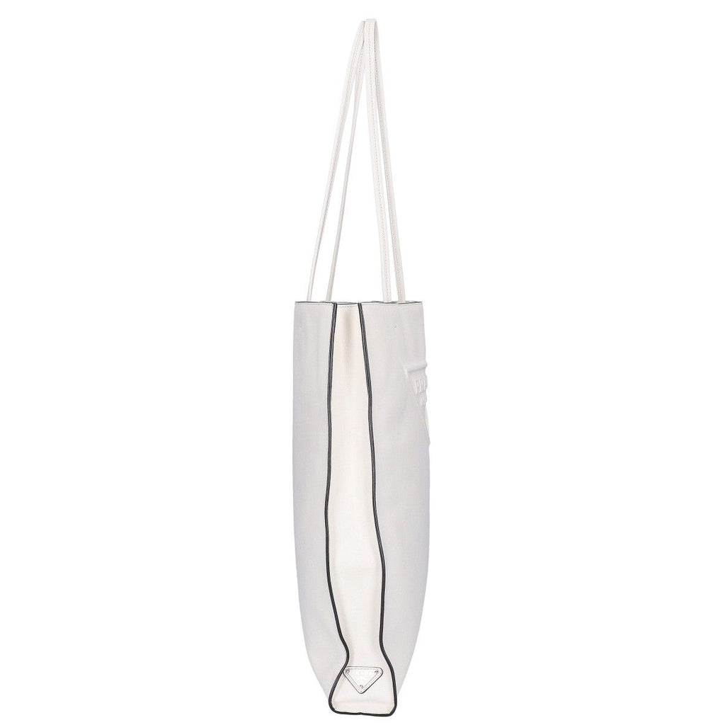 Prada Smooth the Embossed Logo Triangle Plate — view 4