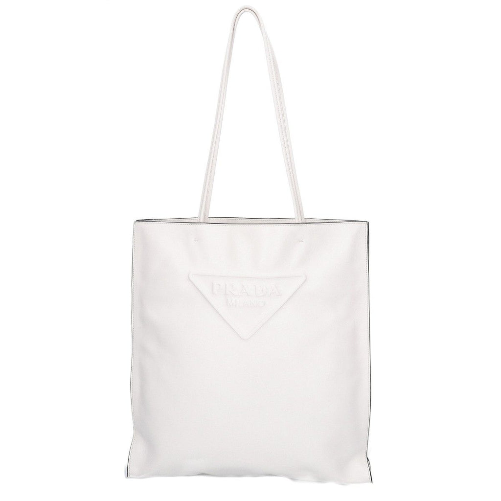 Prada Smooth the Embossed Logo Triangle Plate