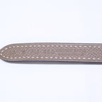 Hermes Mini Buckle Black Etoupe Belt — view 8