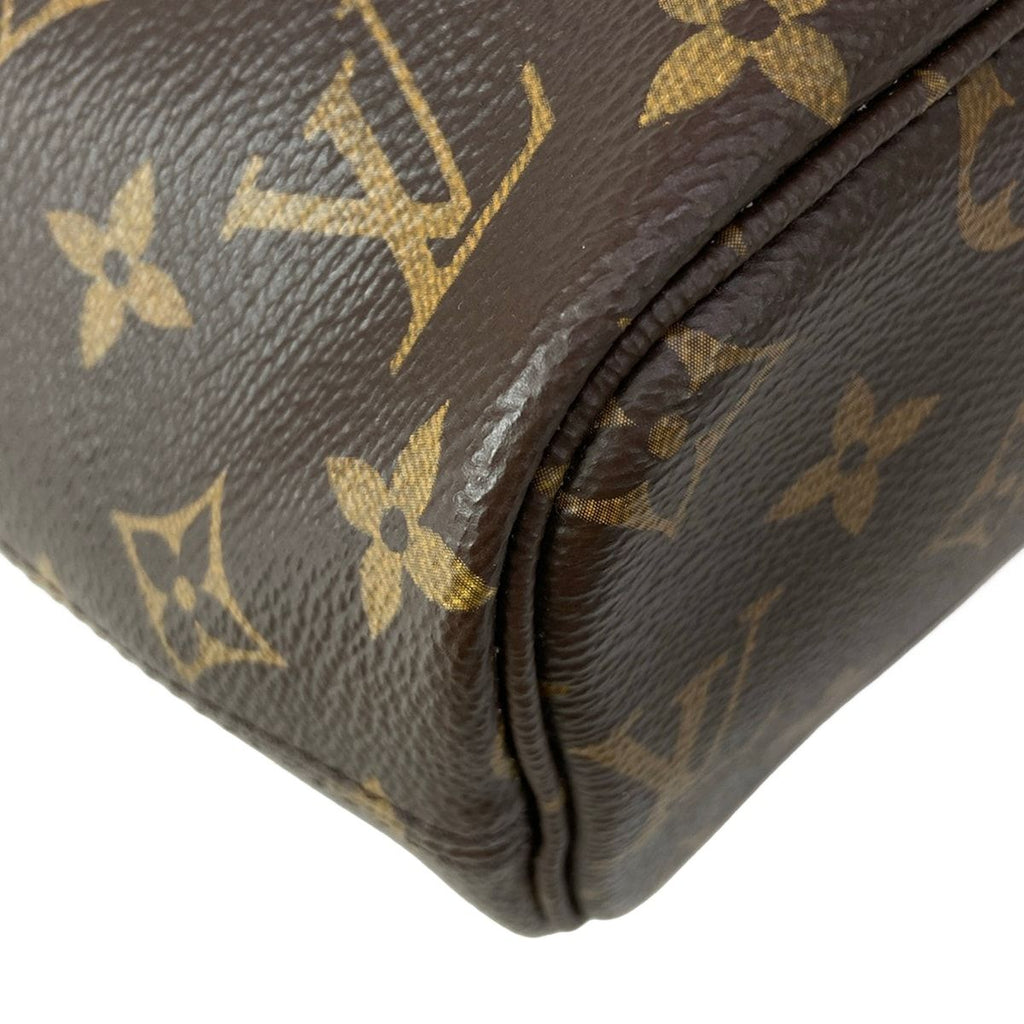 Louis Vuitton Tote Bag Monogram Neverfull Inside Out BB Black Leather Cowhide — view 7