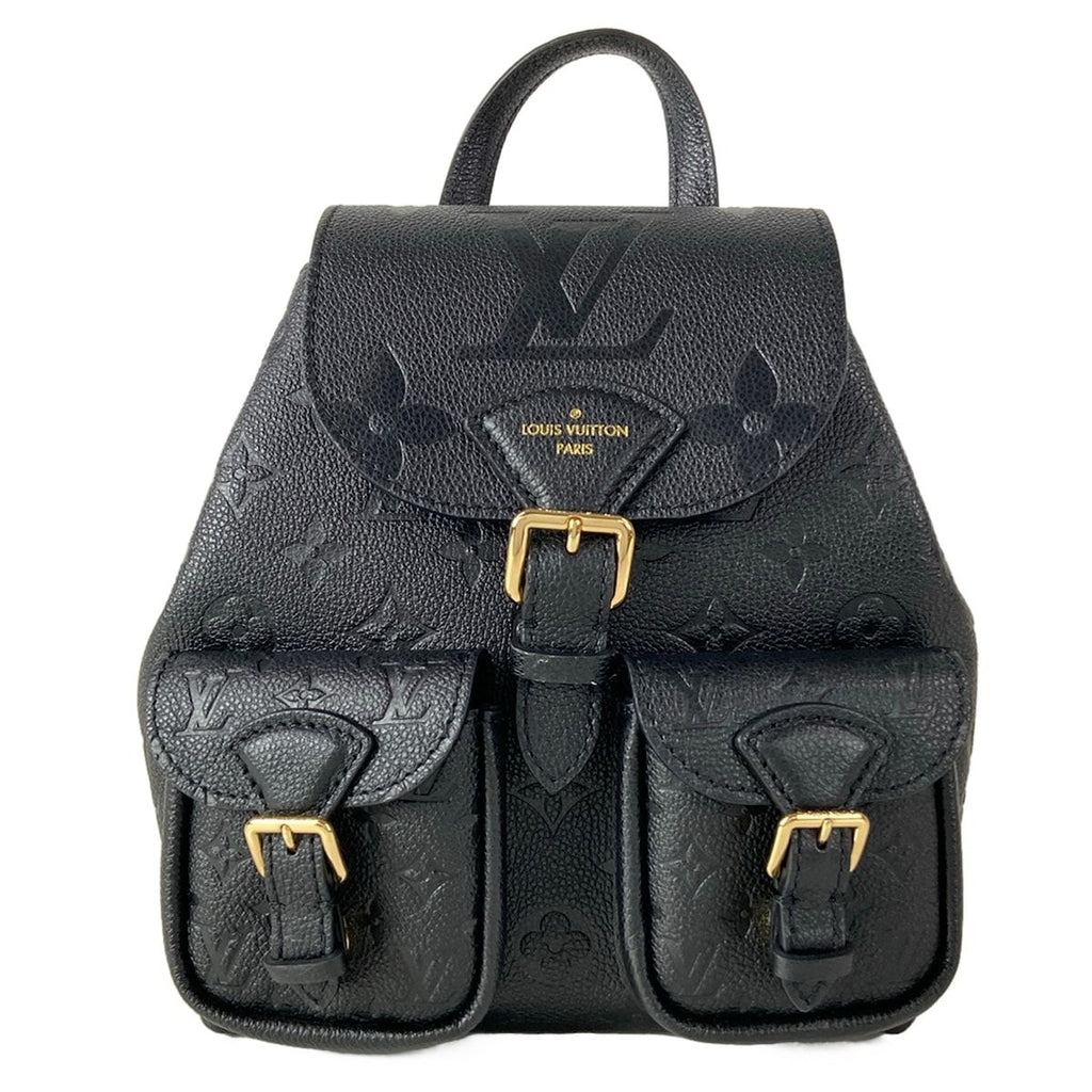Louis Vuitton Backpack Monogram Empreinte Backup Noir Leather Cowhide