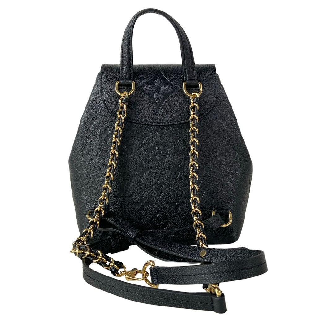 Louis Vuitton Backpack Monogram Empreinte Backup Noir Leather Cowhide — view 3