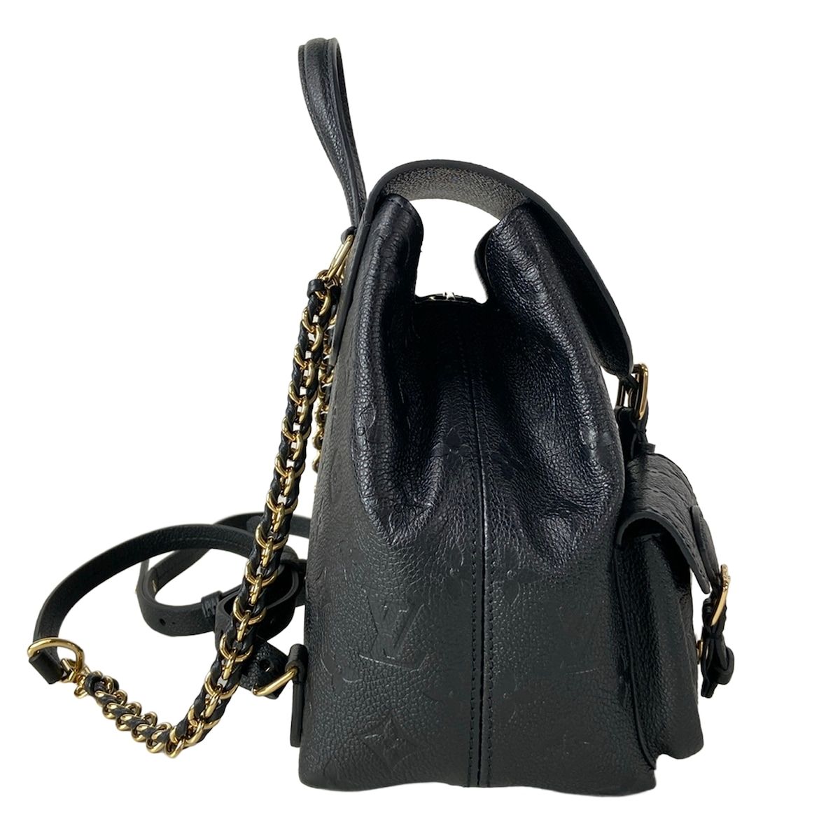 Louis Vuitton Backpack Monogram Empreinte Backup Noir Leather Cowhide — view 2