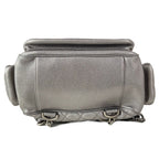 Chanel Backpack Quilted Silver Gunmetal — view 5