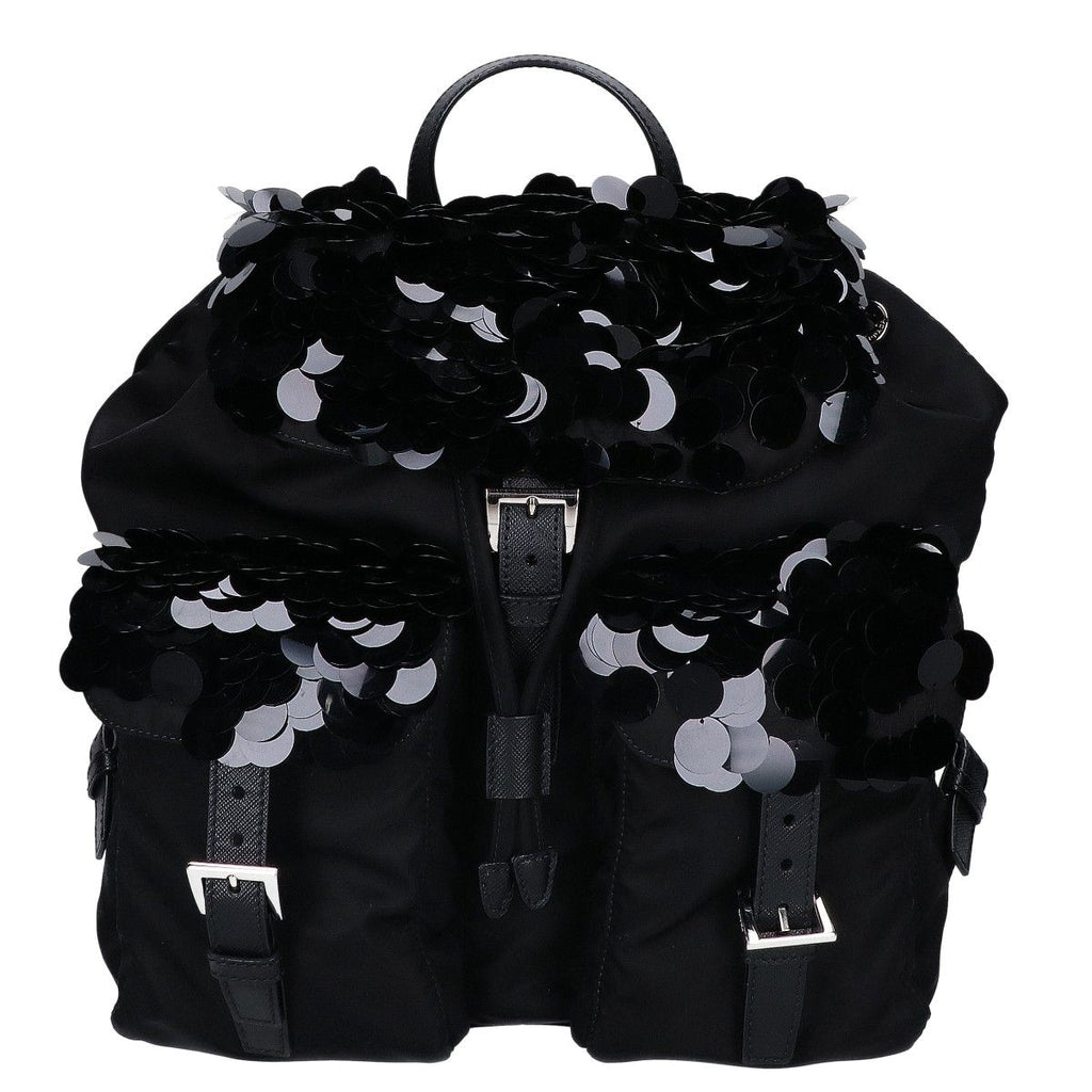 Prada Nylon Sequin Backpack