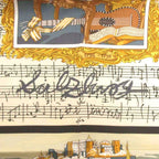 Hermes Salzburg Carre 90 Scarf All Over Print Black — view 6