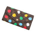 Louis Vuitton Wallet Monogram Painted Dot LV YK Portefeuille Sarah Yayoi Kusama