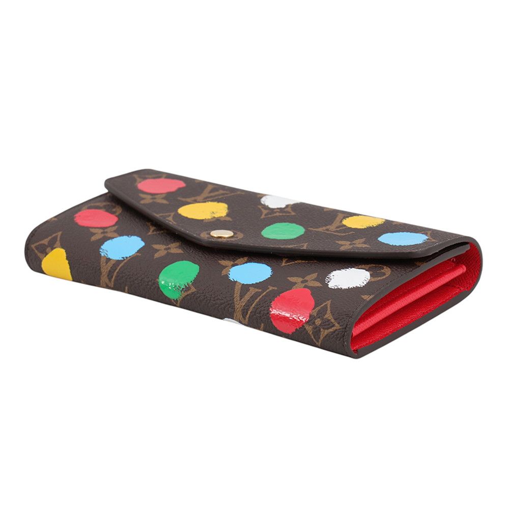 Louis Vuitton Wallet Monogram Painted Dot LV YK Portefeuille Sarah Yayoi Kusama — view 2