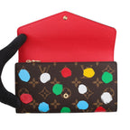 Louis Vuitton Wallet Monogram Painted Dot LV YK Portefeuille Sarah Yayoi Kusama — view 4