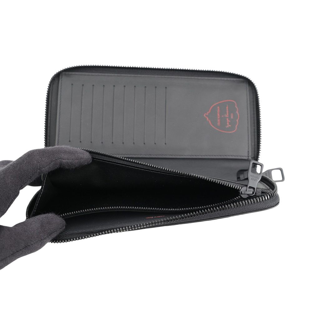 Louis Vuitton Monogram Empreinte Infinity Dot LV YK Zippy Wallet Yayoi Kusama — view 6
