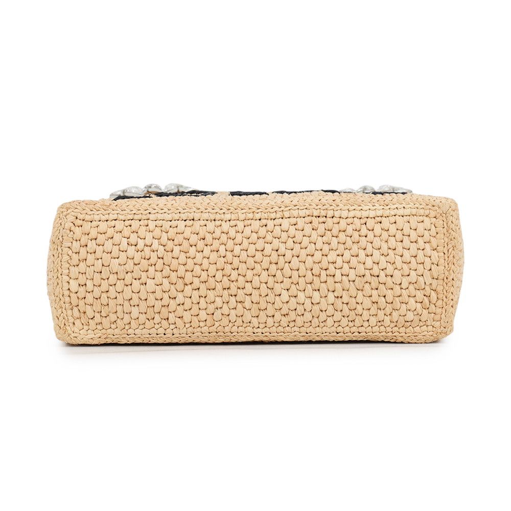 Loewe Handbag Font Tote Mini Raffia Leather 2-Way — view 3