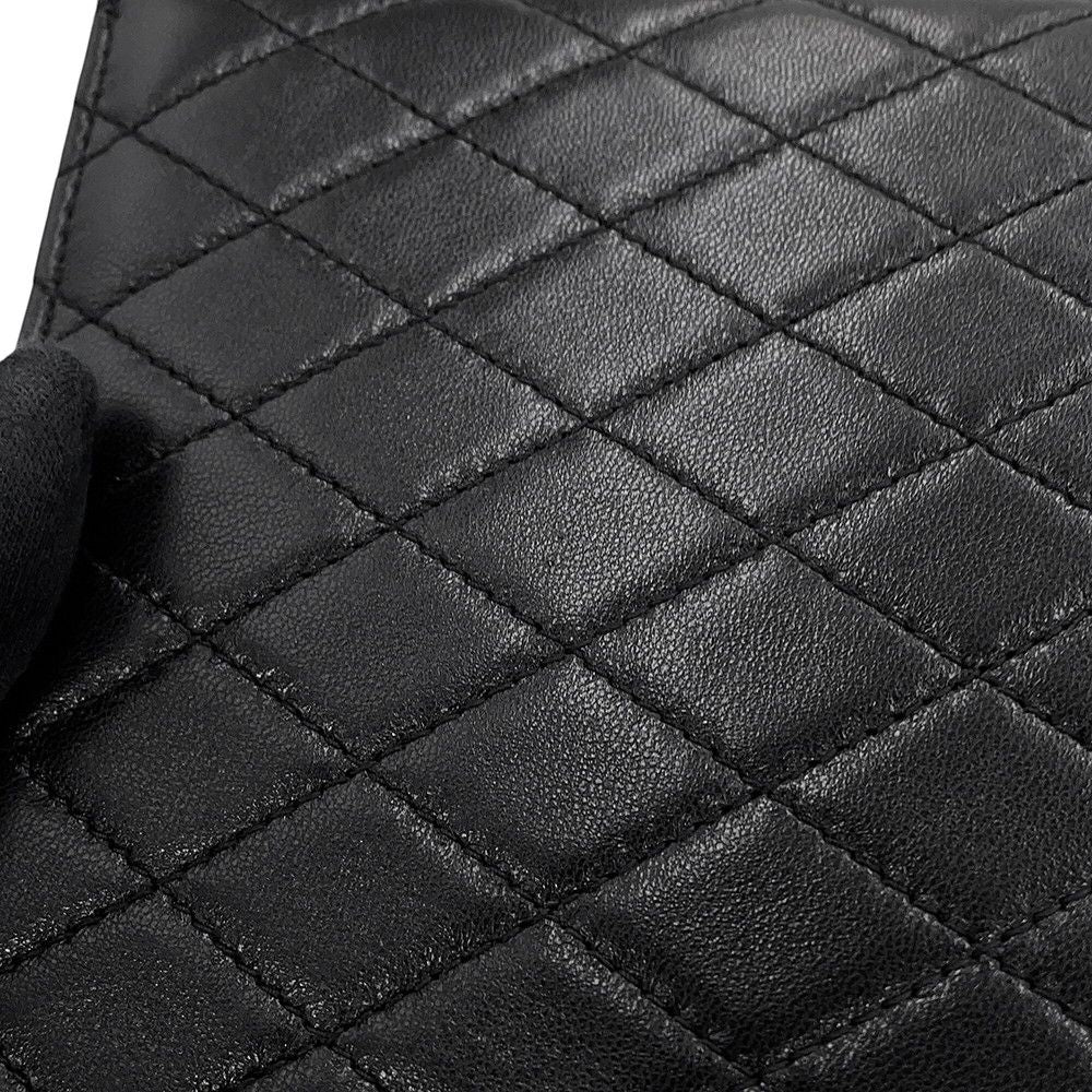 Saint Laurent Paris Clutch Gaby Lambskin Black — view 8