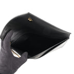 Saint Laurent Paris Clutch Gaby Lambskin Black — view 6