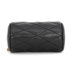Saint Laurent Paris Chain Shoulder Bag Sade Micro Tube Lambskin Black — view 3