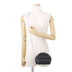Bottega Veneta Chain Shoulder Bag Patted Half Moon Mini Leather Black — view 4