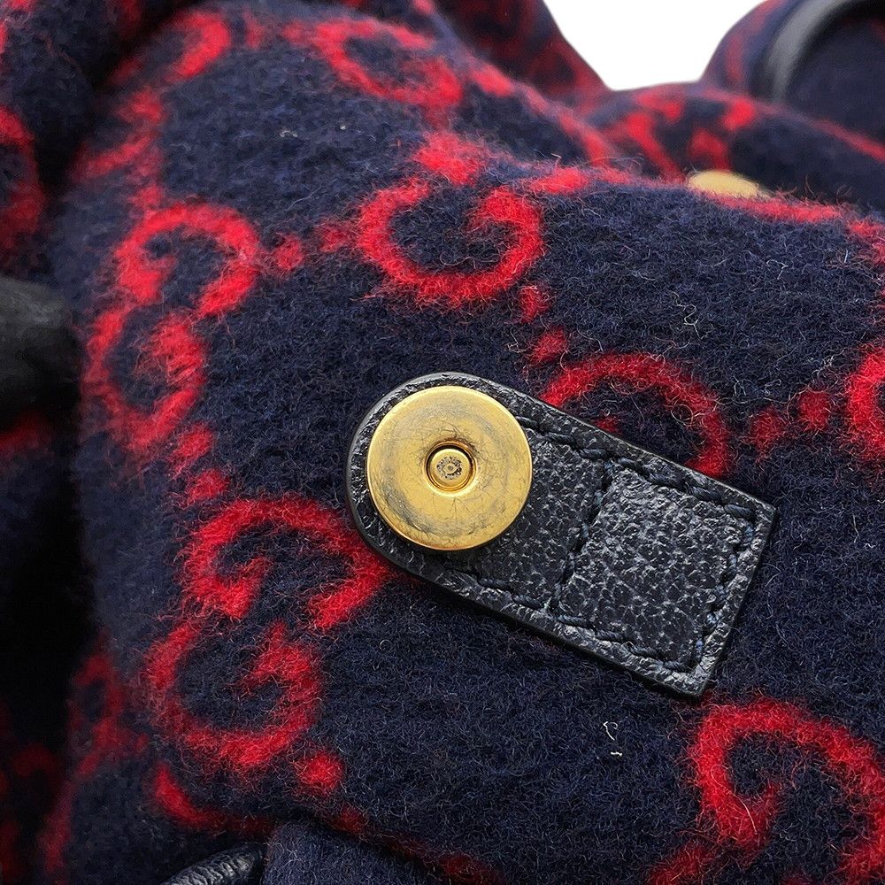 Gucci Backpack GG Wool Leather — view 8