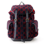 Gucci Backpack GG Wool Leather