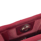 Chanel Tote Bag Deauville Line PM CC Logo Canvas Leather Chain — view 8