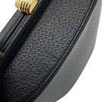Gucci Bamboo Leather 2-Way Chain Shoulder Bag Black — view 8