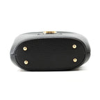 Gucci Bamboo Leather 2-Way Chain Shoulder Bag Black — view 3