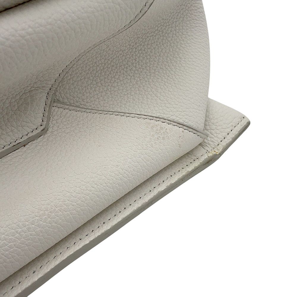 Celine Tote Bag Trifold Small White — view 6