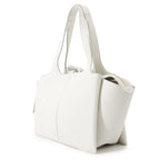 Celine Tote Bag Trifold Small White — view 2