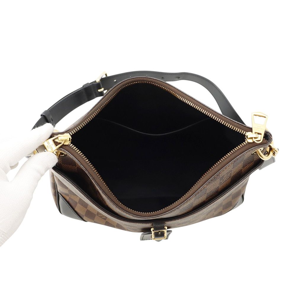 Louis Vuitton Shoulder Bag Damier Ebene Odeon NM Black — view 5