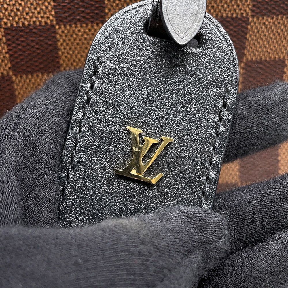 Louis Vuitton Shoulder Bag Damier Ebene Odeon NM Black — view 8