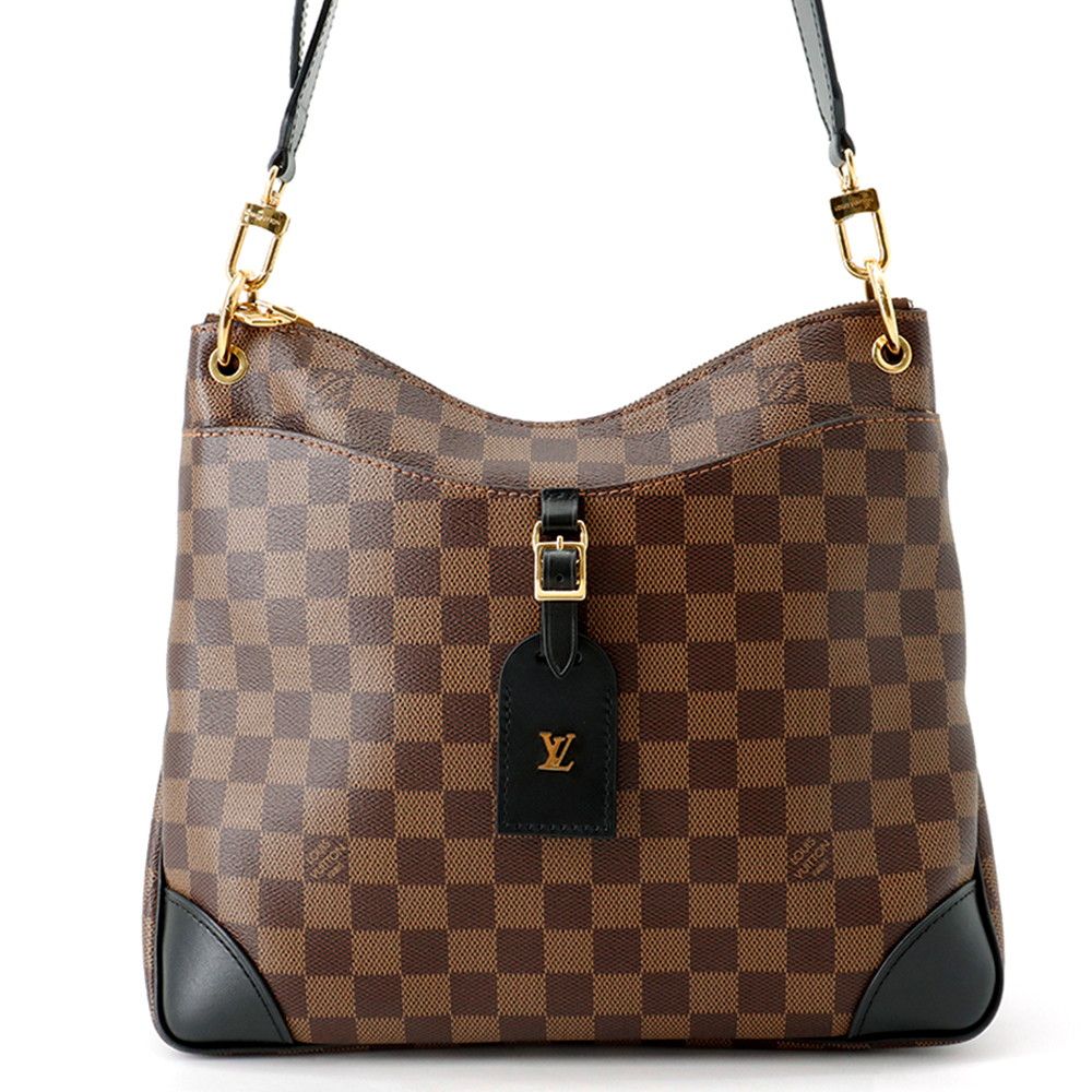 Louis Vuitton Shoulder Bag Damier Ebene Odeon NM Black