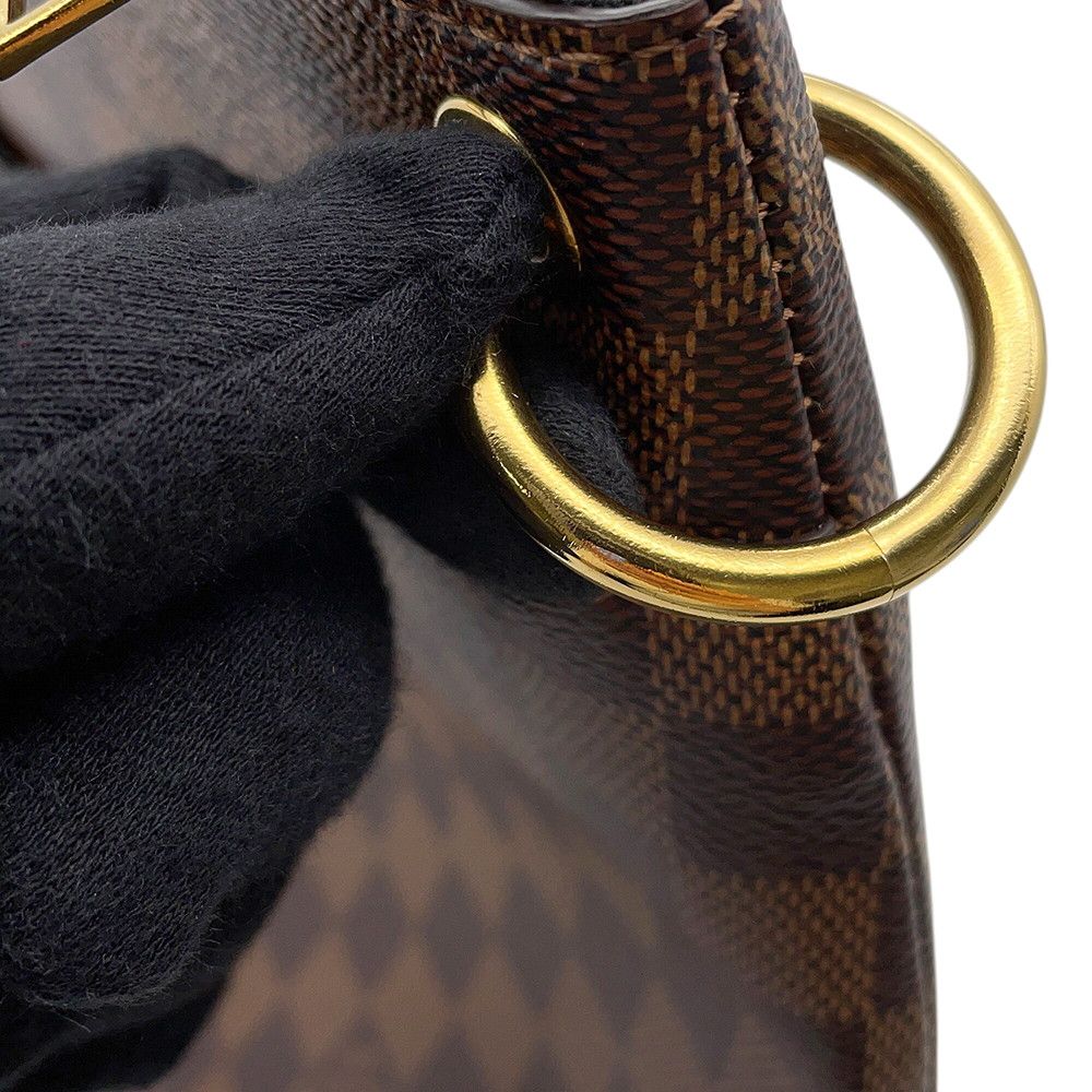 Louis Vuitton Shoulder Bag Damier Ebene Odeon NM Black — view 7