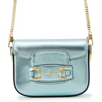 Gucci Chain Shoulder Bag Horsebit 1955 Nano Leather