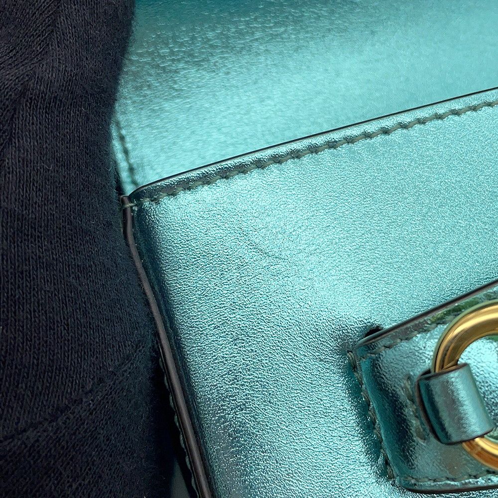Gucci Chain Shoulder Bag Horsebit 1955 Nano Leather — view 7