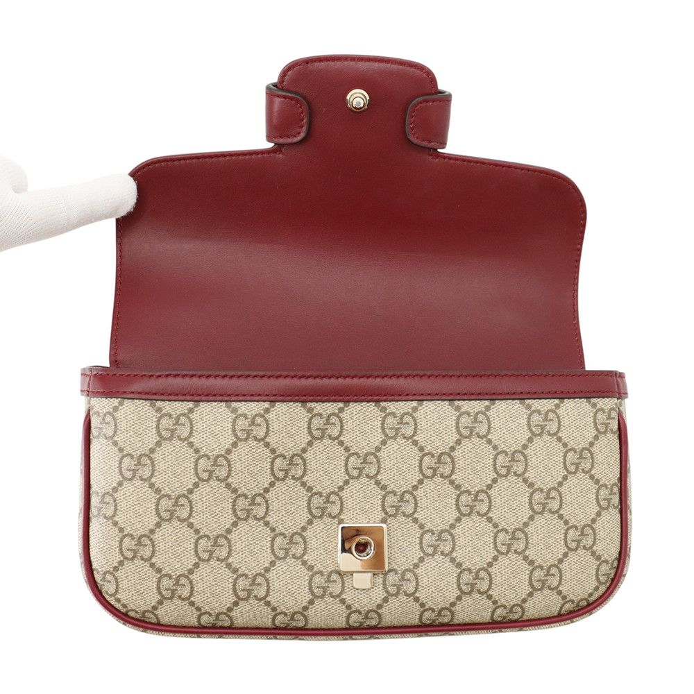 Gucci Horsebit 1955 Top Handle GG Supreme Leather 2-Way — view 7