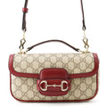 Gucci Horsebit 1955 Top Handle GG Supreme Leather 2-Way