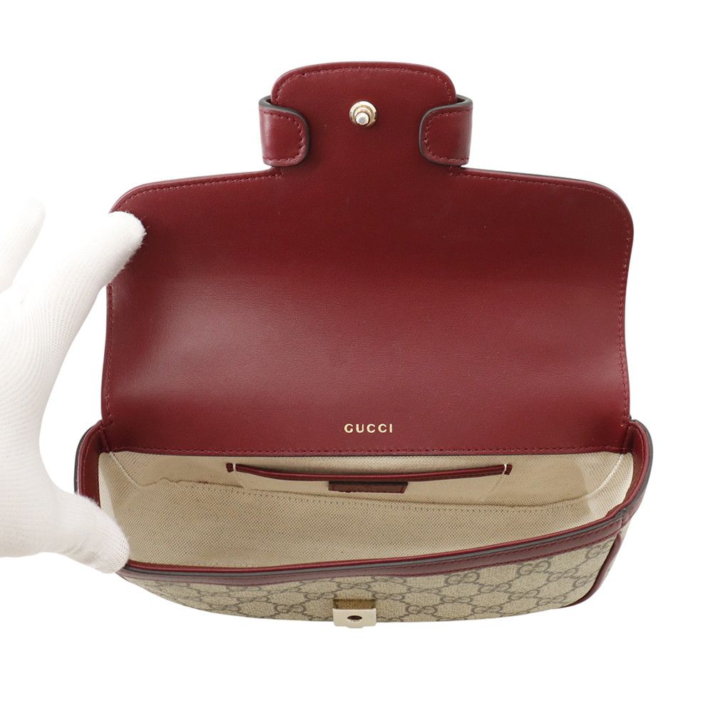Gucci Horsebit 1955 Top Handle GG Supreme Leather 2-Way — view 6