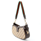 Gucci Shoulder Bag Moon Side Mini GG Canvas Leather — view 2