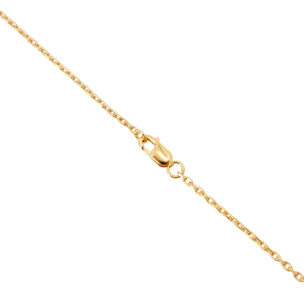 Hermes Necklace Mini Pop H Brown Glasse Gold — view 5