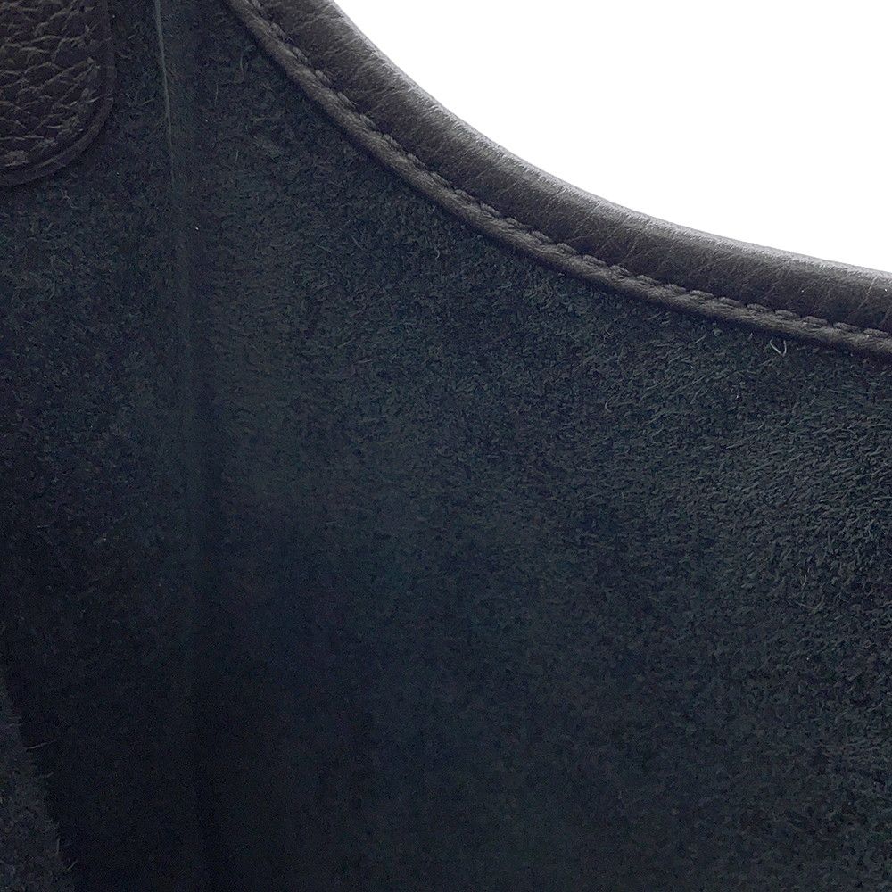 Hermes Shoulder Bag Evelyne 3 PM Black Silver Taurillon Clemence — view 6