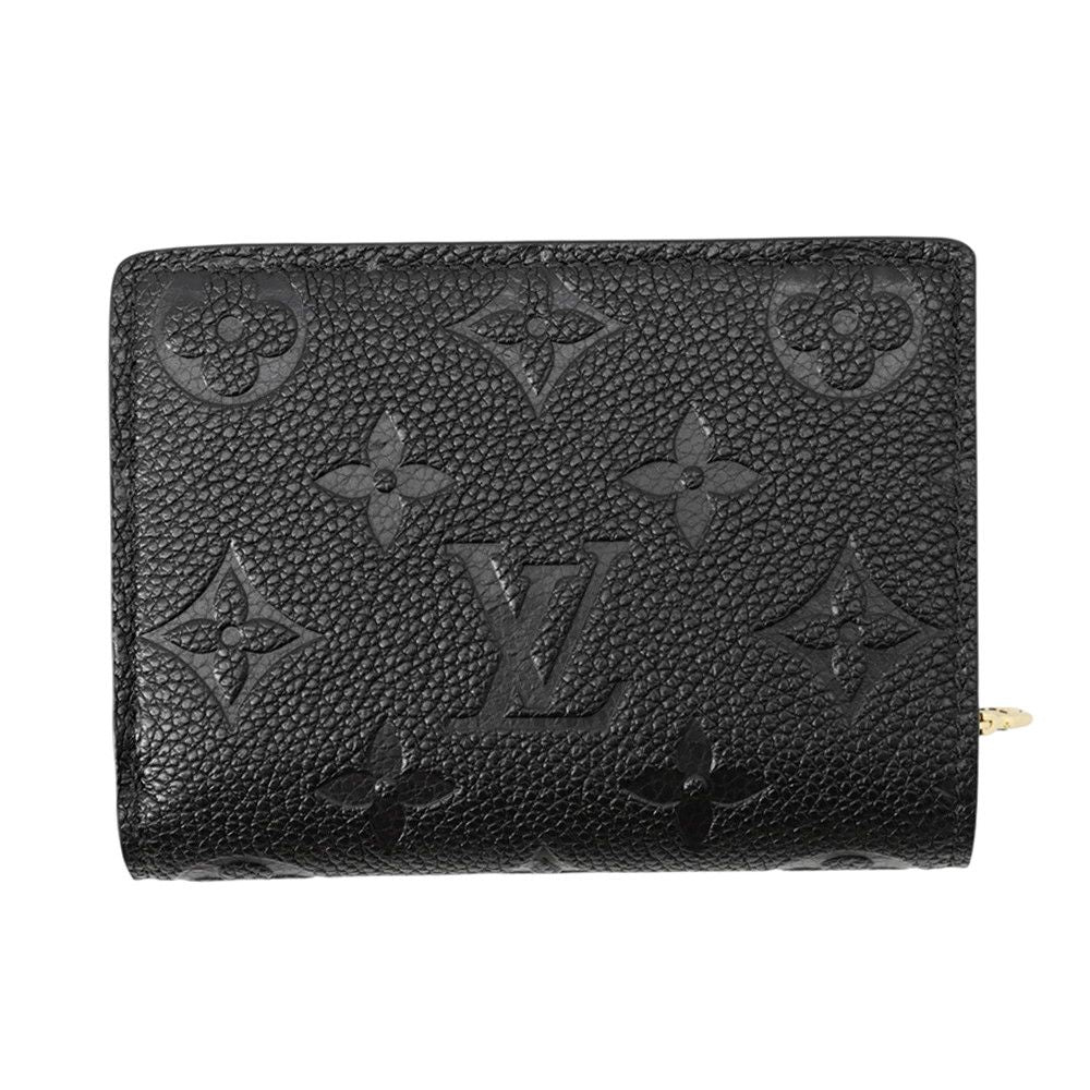 Louis Vuitton Bifold Wallet Monogram Empreinte Portefeuille Clair Black — view 3