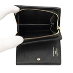Louis Vuitton Bifold Wallet Monogram Empreinte Portefeuille Clair Black — view 6