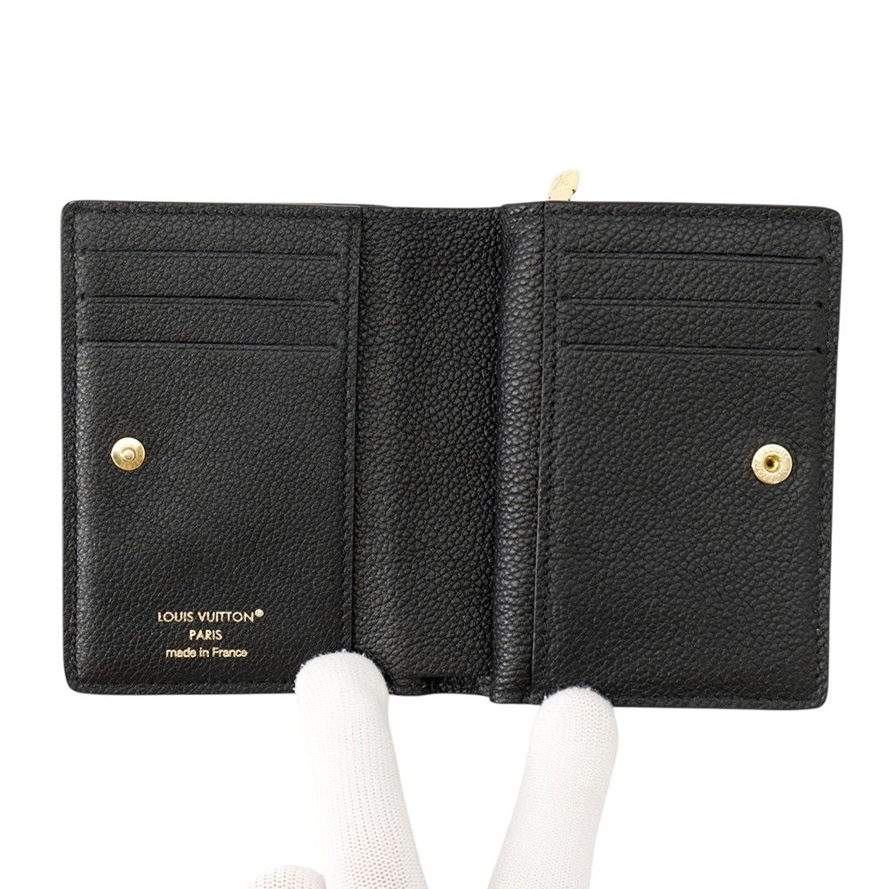 Louis Vuitton Bifold Wallet Monogram Empreinte Portefeuille Clair Black — view 4
