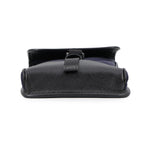 Prada Shoulder Bag Triangle Logo Canvas Leather — view 3