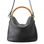 Gucci Handbag Diana Bamboo Medium Calfskin 2-Way Black