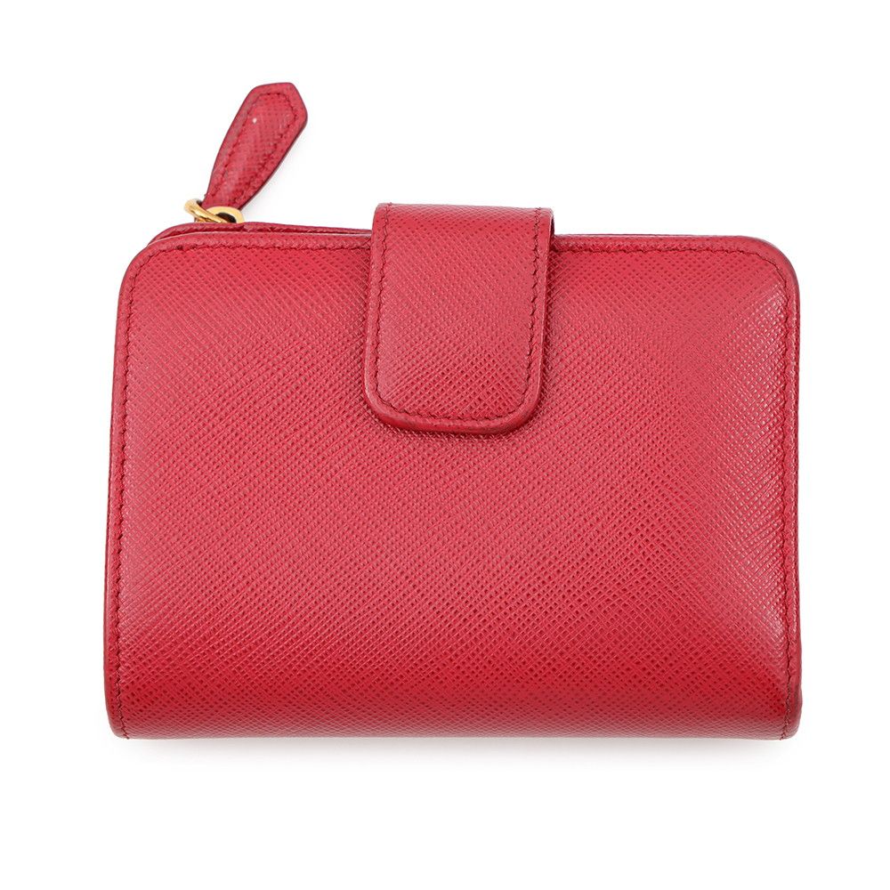Prada Bifold Wallet Logo Leather — view 3