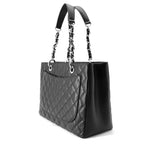 Chanel Chain Tote Bag CC Logo Quilted Grand Shopping GST Caviar Leather Shoulder — view 2